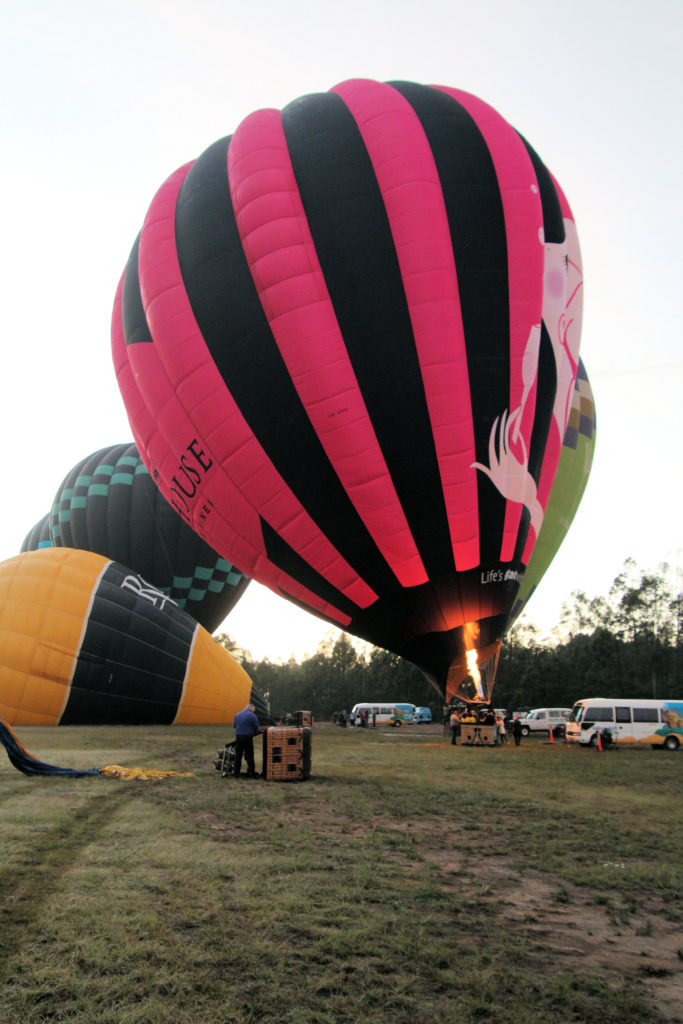 Getting Ready Balloon Aloft