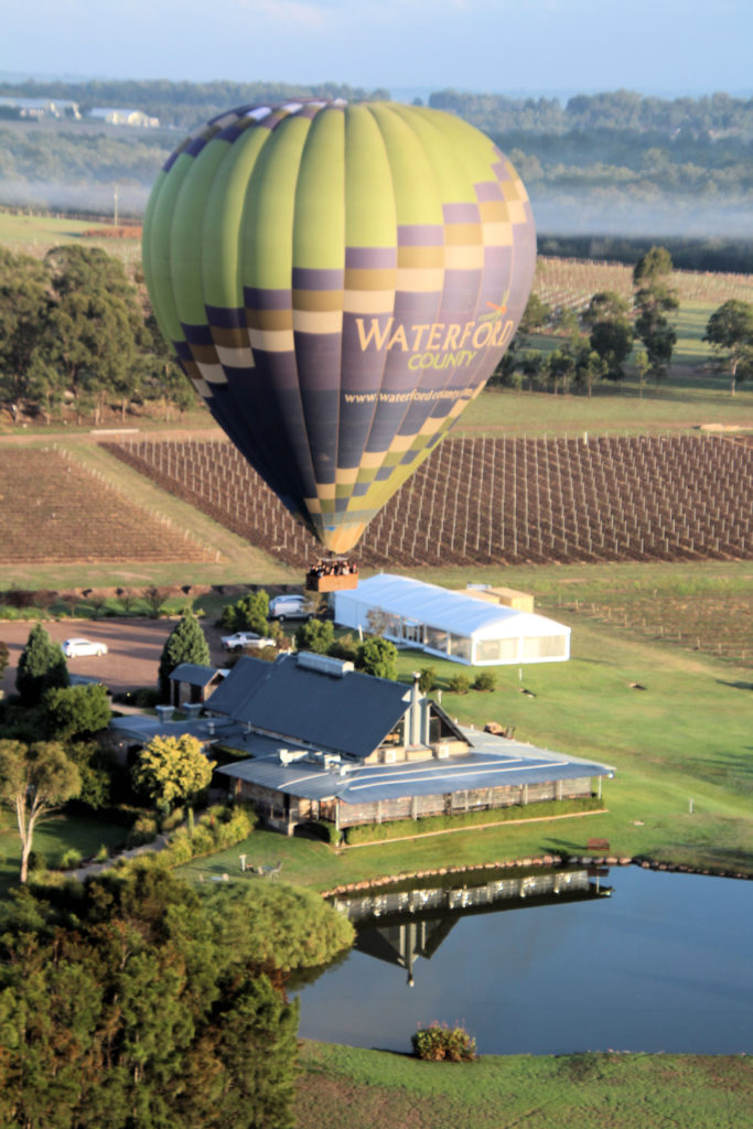 Balloon Over Peterson House