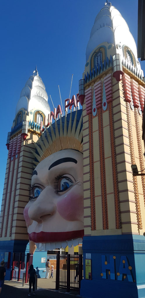 Luna Park Entrance North Sydney Australia Kirribilli and Milsons Point