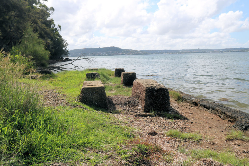 Old Foundation on the Shoreline Lake Macquarie State Conservation Area