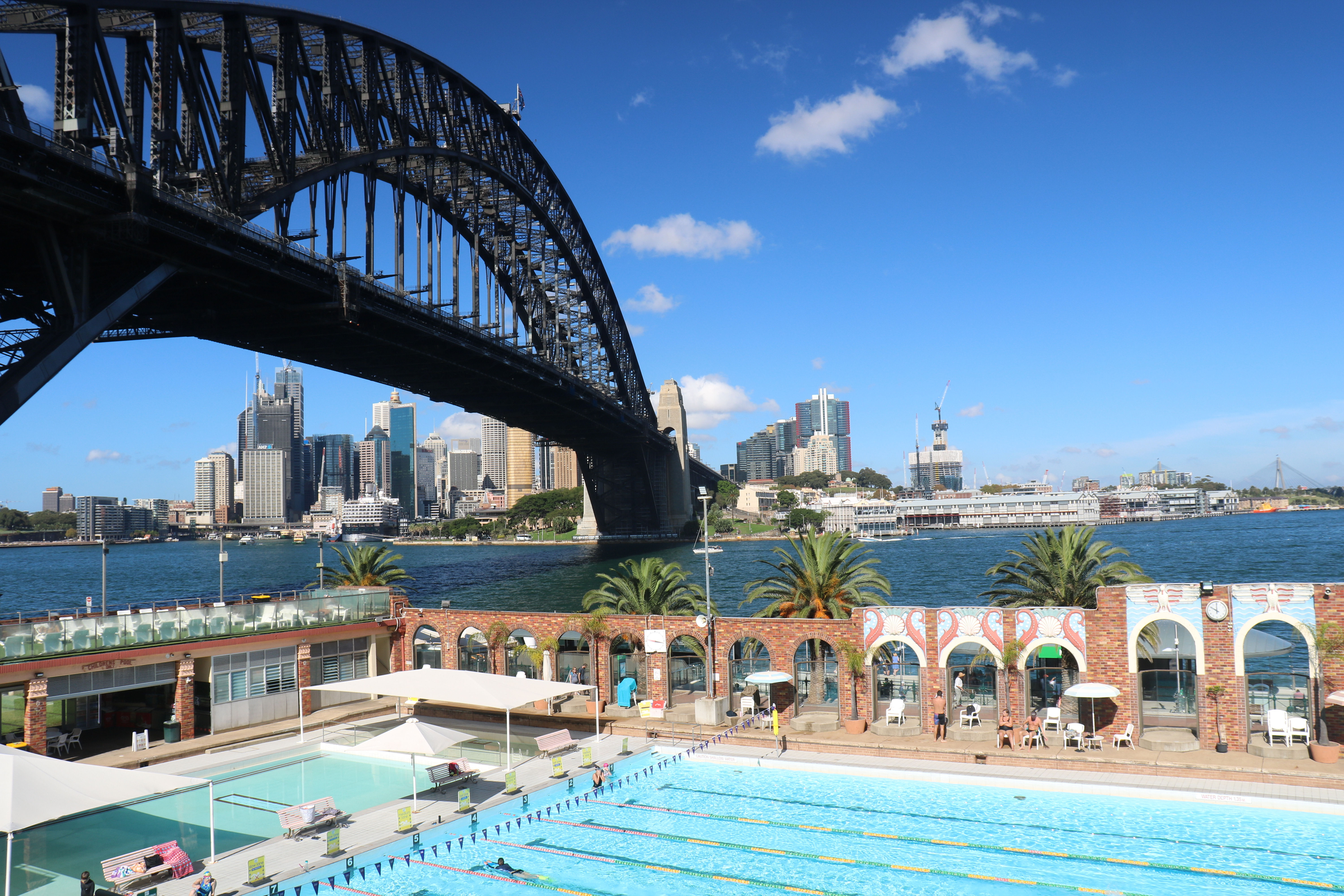 North Sydney Olympic Pool and Bridge North Sydney Australia