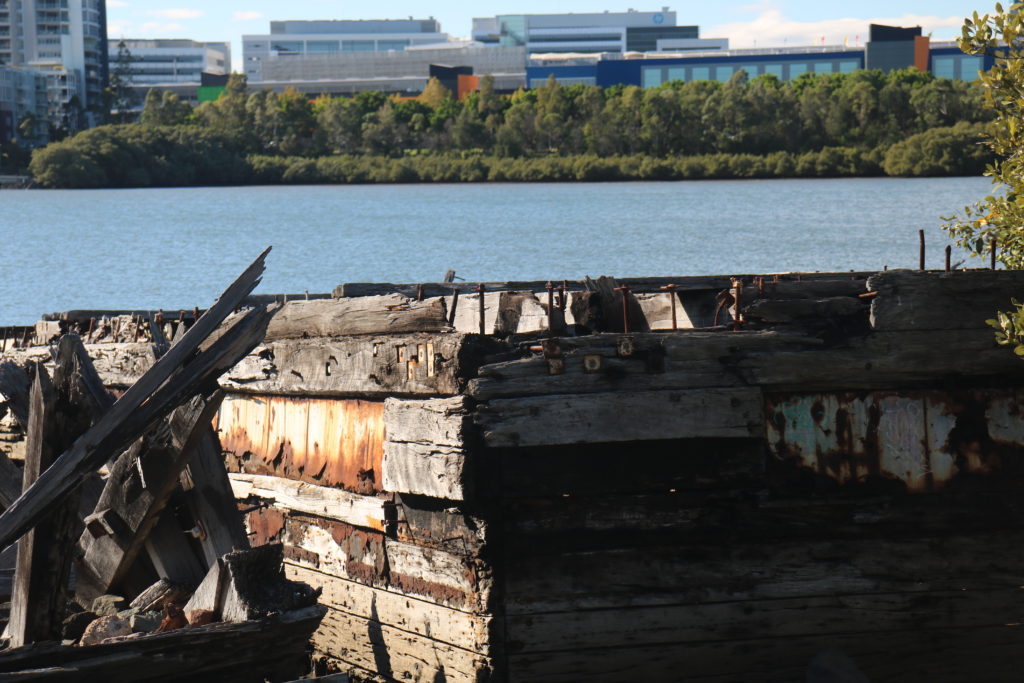 Wrecked Barges Homebush Bay