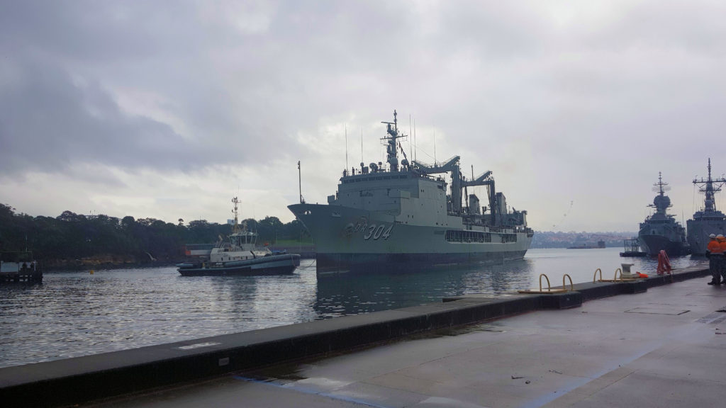 HMAS Success OR 304 Entering Sydney For the Last Time June 16 2019