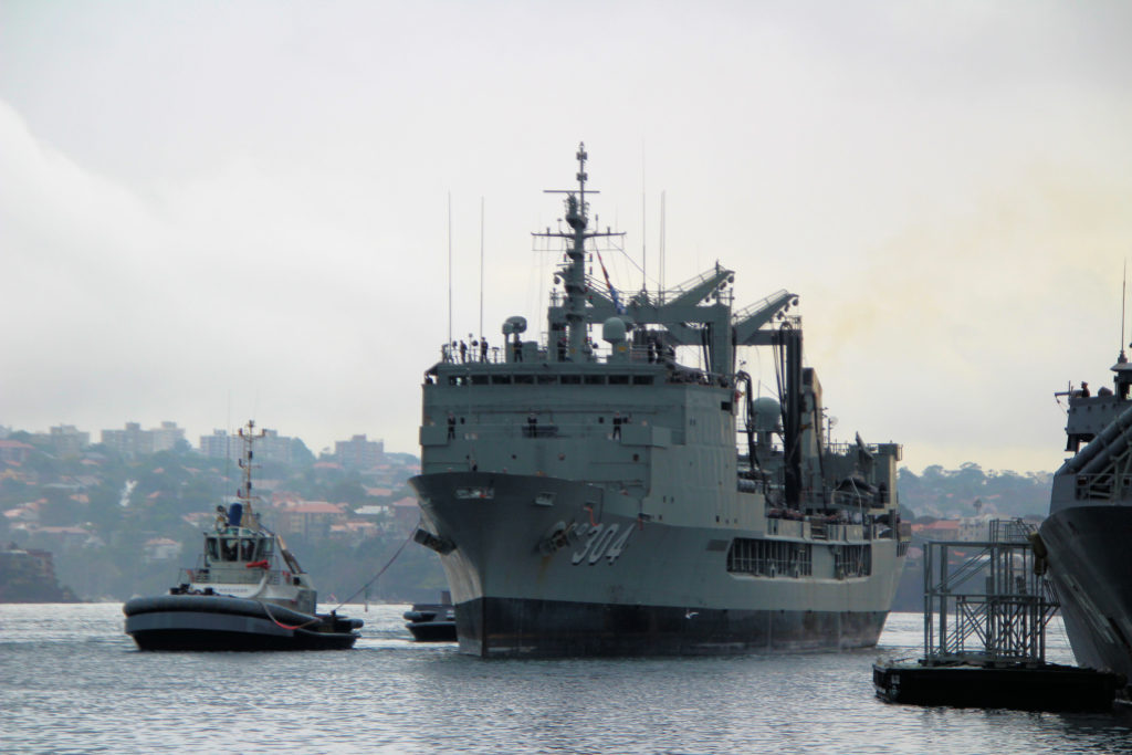 HMAS Success OR 304 Entering Sydney For the Last Time June 16 2019