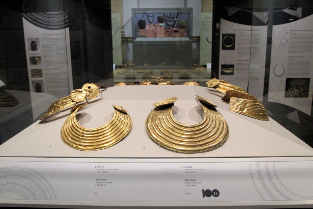 Celtic Gold at the National Archaeological Museum Dublin Ireland Driving Tour of Ireland