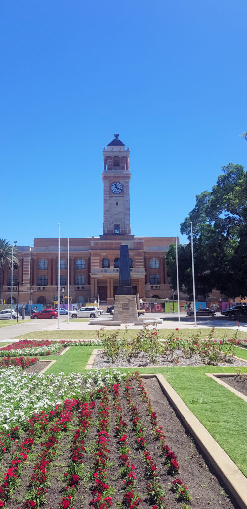 Newcastle Town Hall From Civic Park