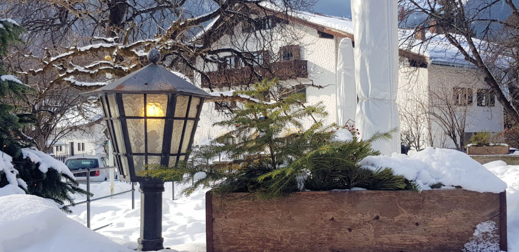 Winter in Oberammergau Bavaria Germany