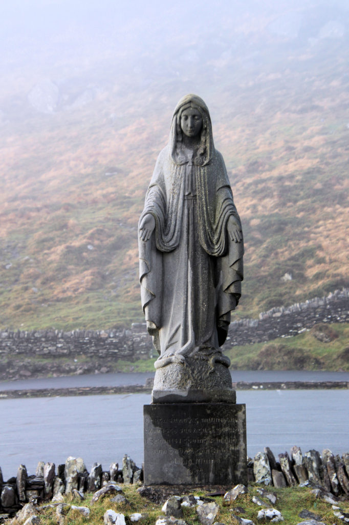 Statue of Our Lady at Ring of Kerry Lookout