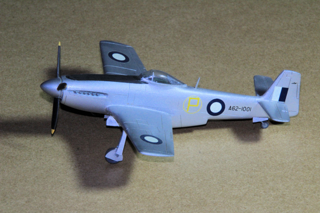 CAC CA-15 Australian Fighter Prototype 1:72 Scale Model By CMK