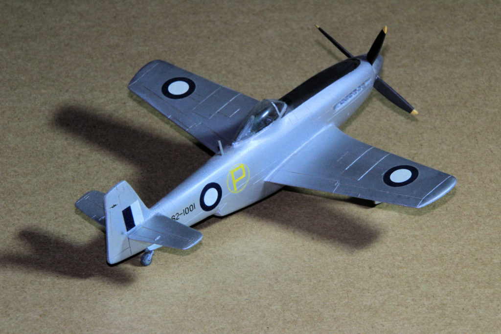 CAC CA-15 Australian Fighter Prototype 1:72 Scale Model By CMK