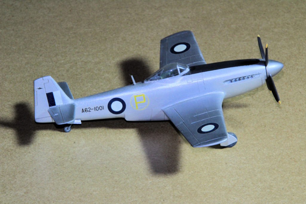 CAC CA-15 Australian Fighter Prototype 1:72 Scale Model By CMK