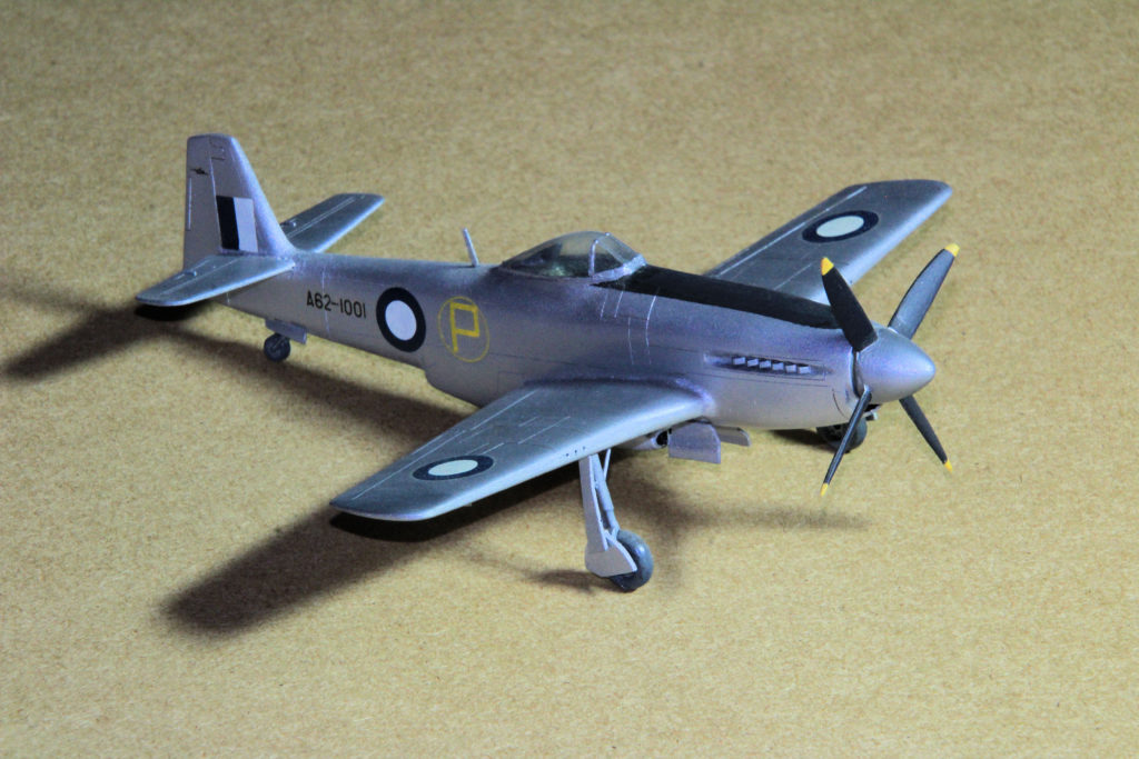 CAC CA-15 Australian Fighter Prototype 1:72 Scale Model By CMK