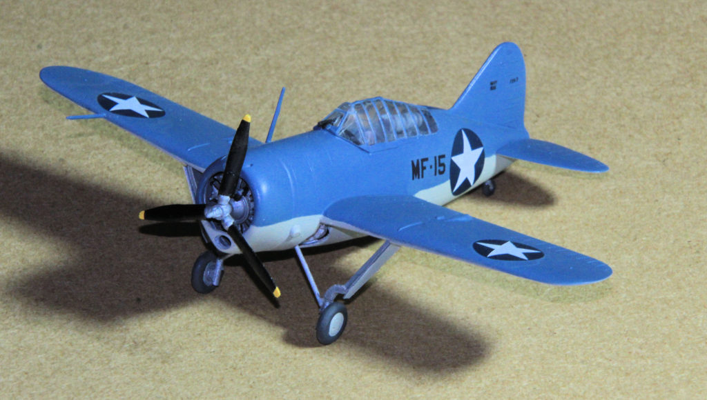 Brewster F2A-3 Buffalo of Marine Squadron VMF-221 Plastic Model Kit 1:72 Scale by Special Hobby