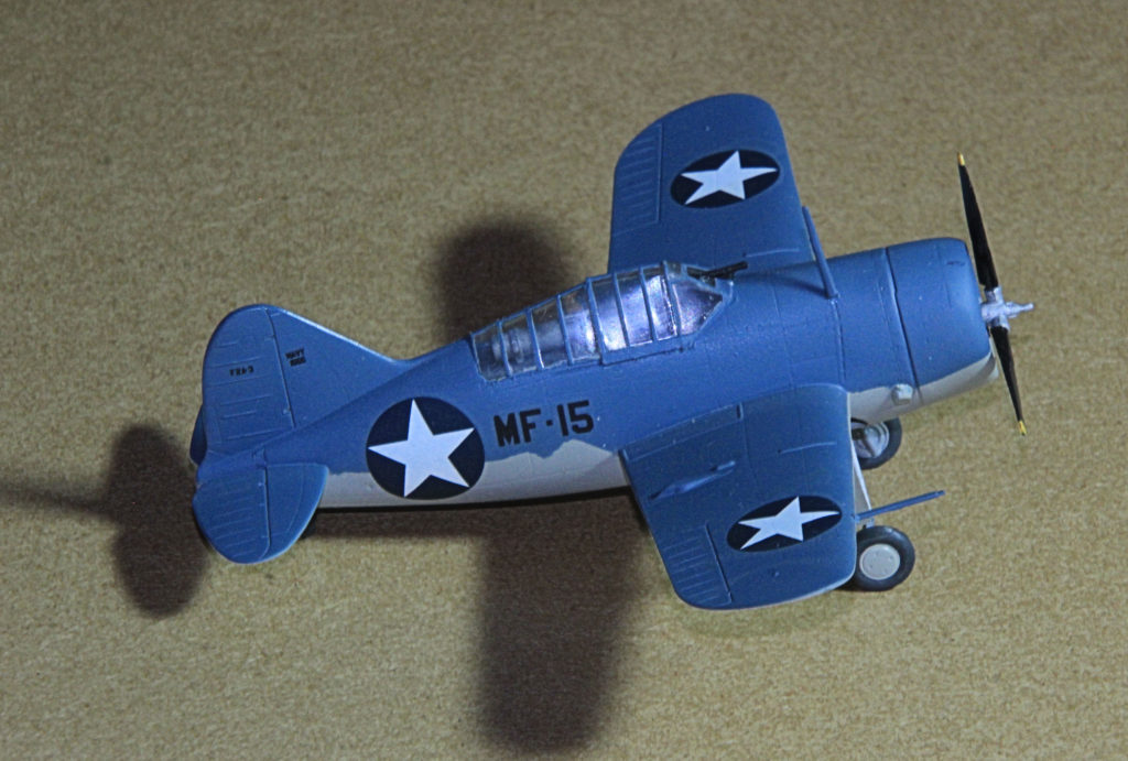 Brewster F2A-3 Buffalo of Marine Squadron VMF-221 Plastic Model Kit 1:72 Scale by Special Hobby