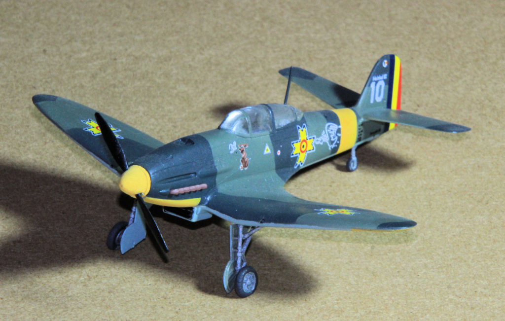 Heinkel He 112 in Romanian Colours 1:72 Scale Model Kit by RS Models