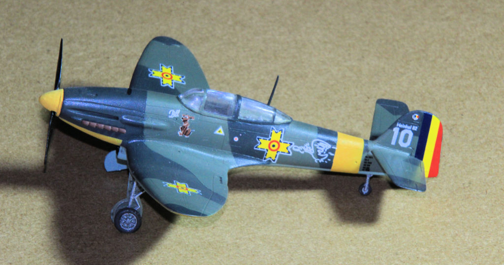 Heinkel He 112 in Romanian Colours 1:72 Scale Model Kit by RS Models