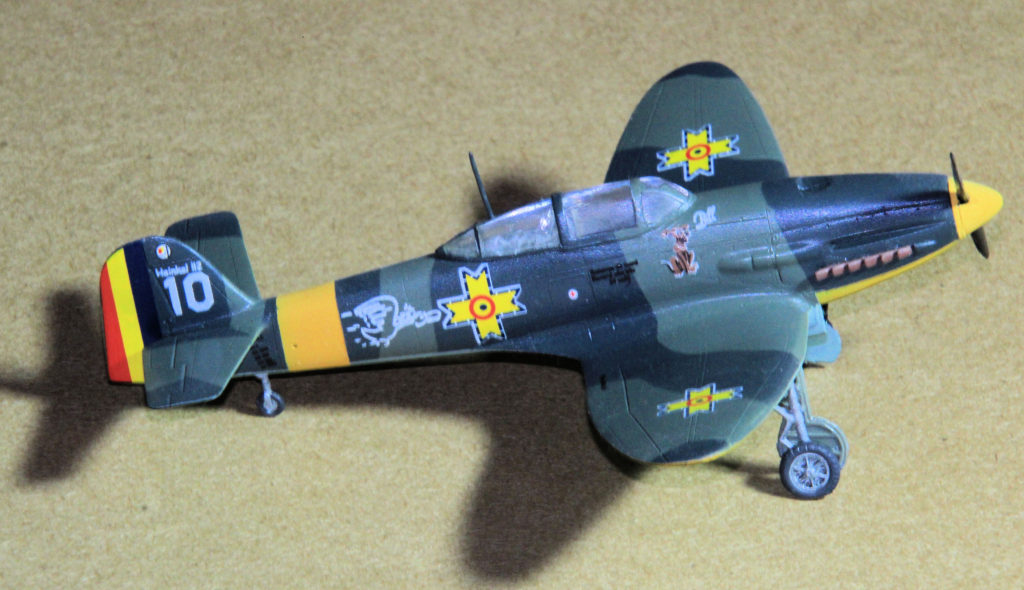 Heinkel He 112 in Romanian Colours 1:72 Scale Model Kit by RS Models