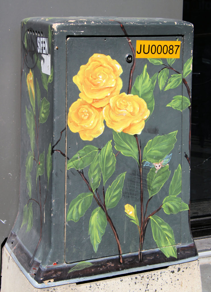 Yellow Roses Power Box