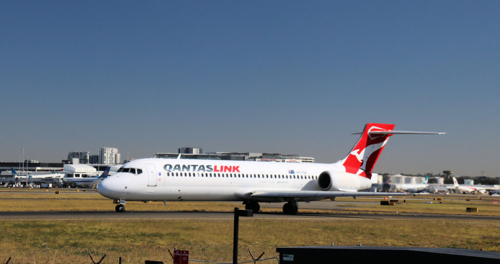 Qantas Link VH-YQV Boeing 717-2BL Sydney Airport August 2019