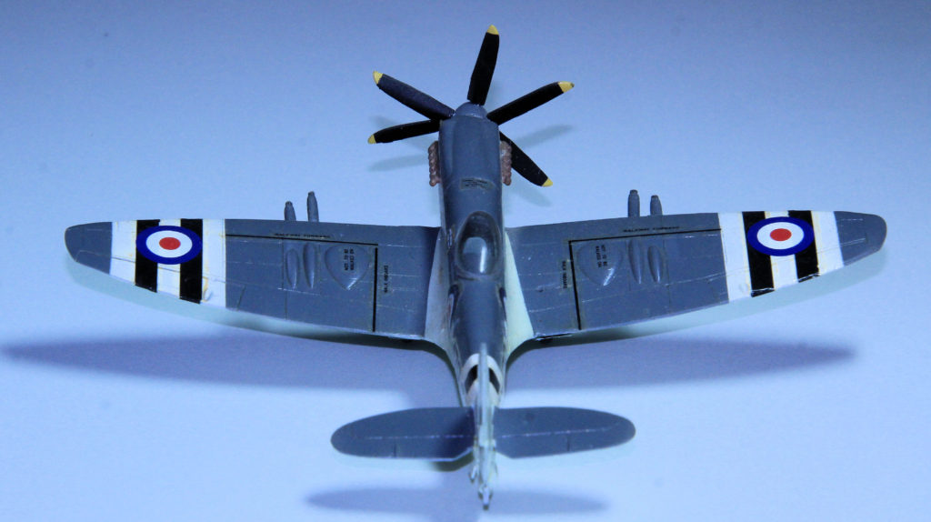 Supermarine Seafire FR Mk 47 178 VP461 of 800 Sqn FAA Plastic Model 1:72 Scale by Jays Models