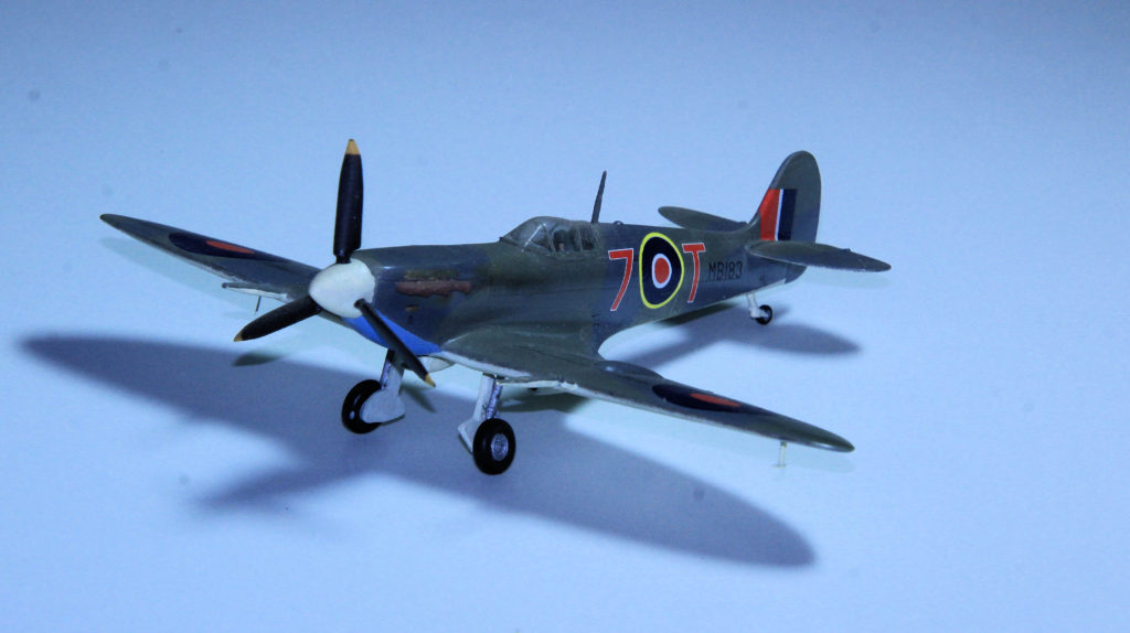 Supermarine Seafire Mk IIC MB183 of 880 Sqn FAA HMS Argus Plastic Model by High Planes 1:72 Scale