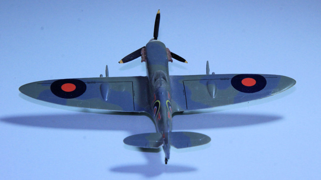 Supermarine Seafire Mk IIC MB183 of 880 Sqn FAA HMS Argus Plastic Model by High Planes 1:72 Scale