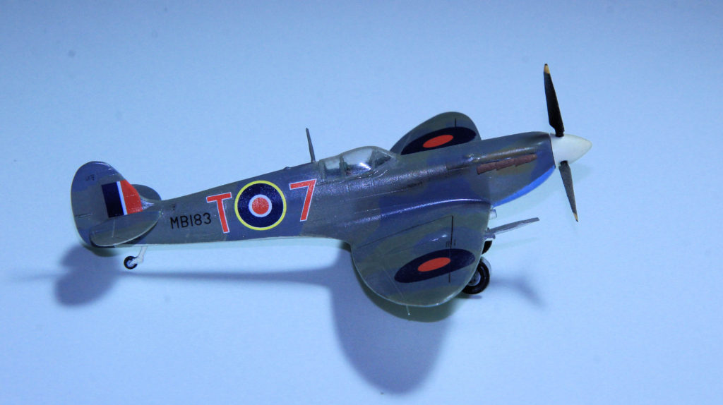 Supermarine Seafire Mk IIC MB183 of 880 Sqn FAA HMS Argus Plastic Model by High Planes 1:72 Scale