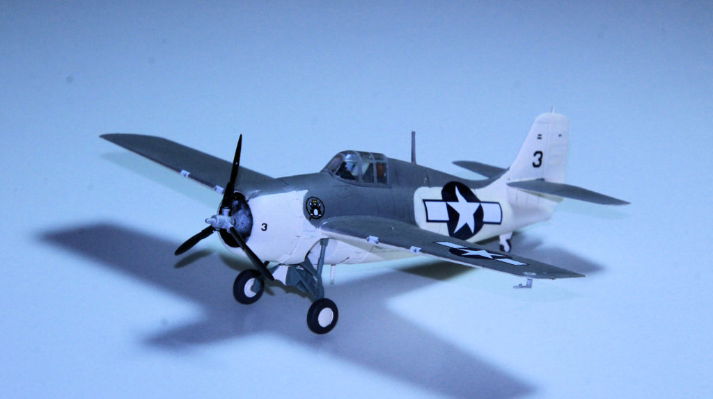 Grumman F4F-4 Wildcat (Eastern Division FM-1) Plastic Model by HobbyBoss 1:72 Scale