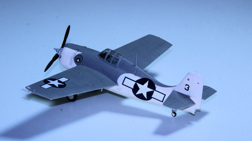 Grumman F4F-4 Wildcat (Eastern Division FM-1) Plastic Model by HobbyBoss 1:72 Scale