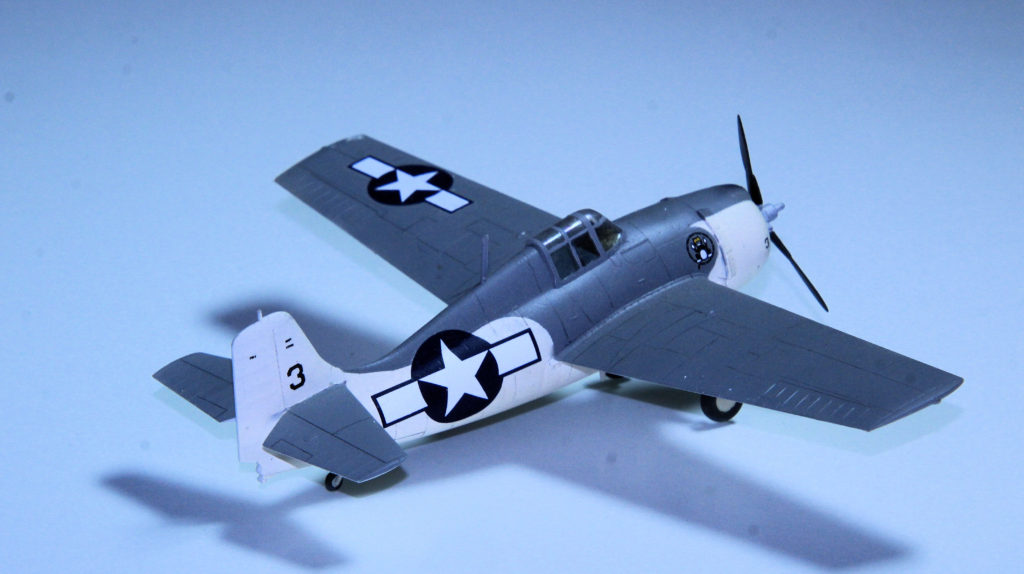 Grumman F4F-4 Wildcat (Eastern Division FM-1) Plastic Model by HobbyBoss 1:72 Scale