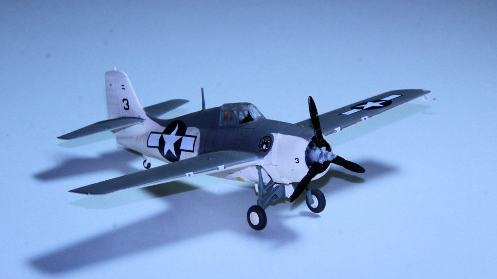 Grumman F4F-4 Wildcat (Eastern Division FM-1) Plastic Model by HobbyBoss 1:72 Scale