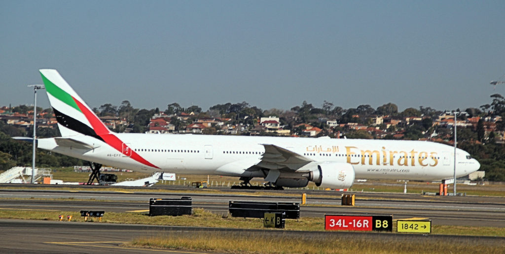 Emirates A6-EPY Boeing 777-31H(ER) Sydney Airport August 2019