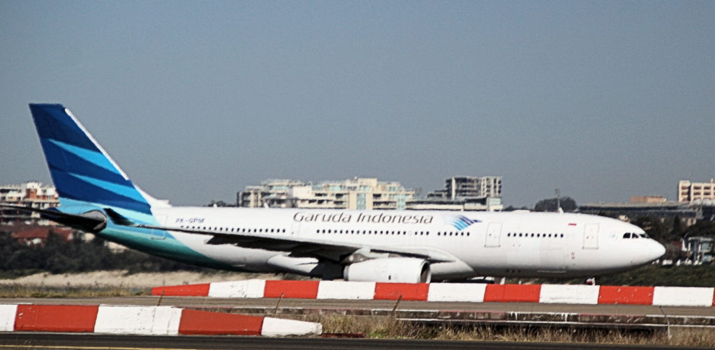 Garuda Indonesia PK-GPM Airbus A330-243 Sydney August 2019