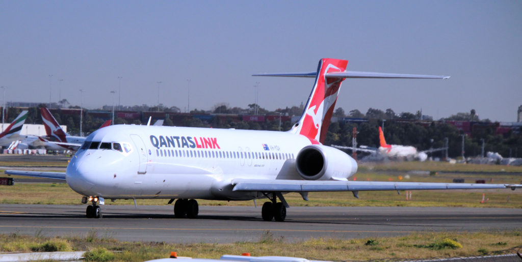 Qantas Link VH-YQV Boeing 717-2BL Sydney Airport August 2019