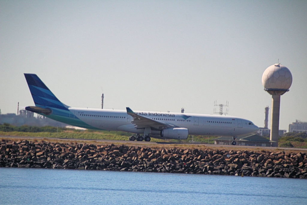 Garuda Indonesia PK-GPV Airbus A330-343 Sydney Airport August 2019