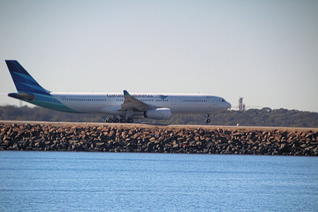 Garuda Indonesia PK-GPV Airbus A330-343 Sydney Airport August 2019