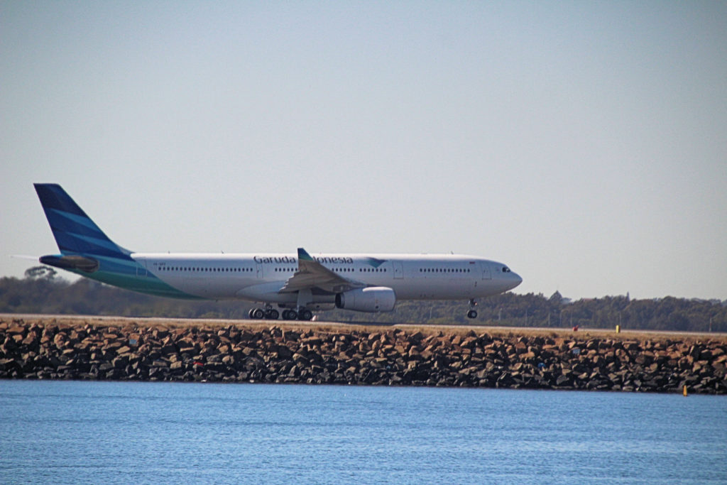 Garuda Indonesia PK-GPV Airbus A330-343 Sydney Airport August 2019