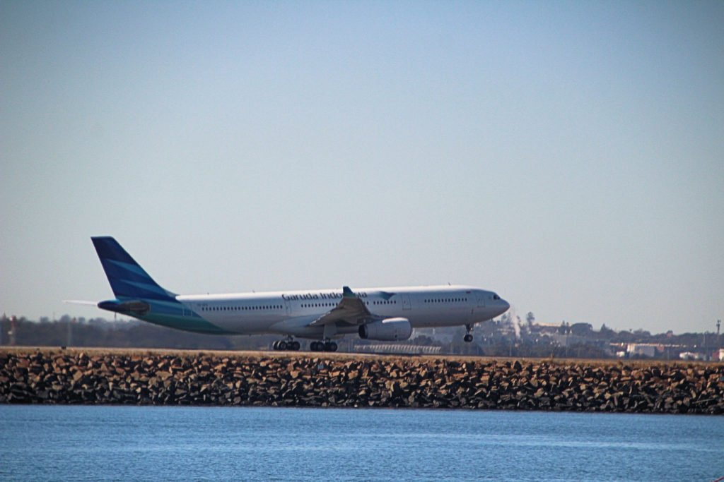 Garuda Indonesia PK-GPV Airbus A330-343 Sydney Airport August 2019