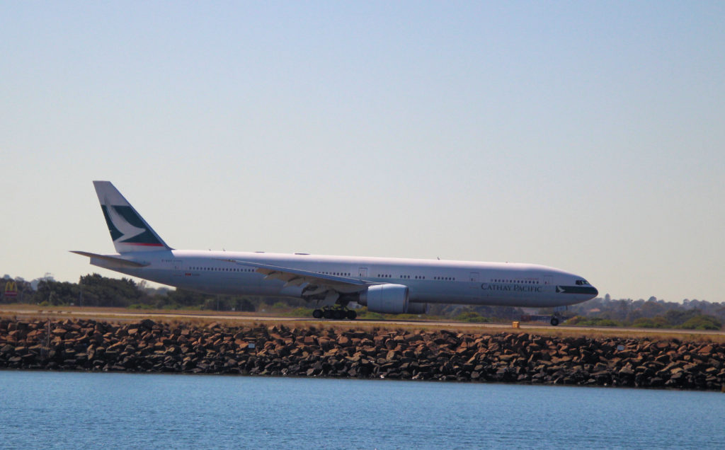 Cathay Pacific Boeing 777-367(ER) Sydney Airport August 2019