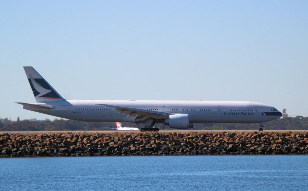 Cathay Pacific Boeing 777-367(ER) Sydney Airport August 2019