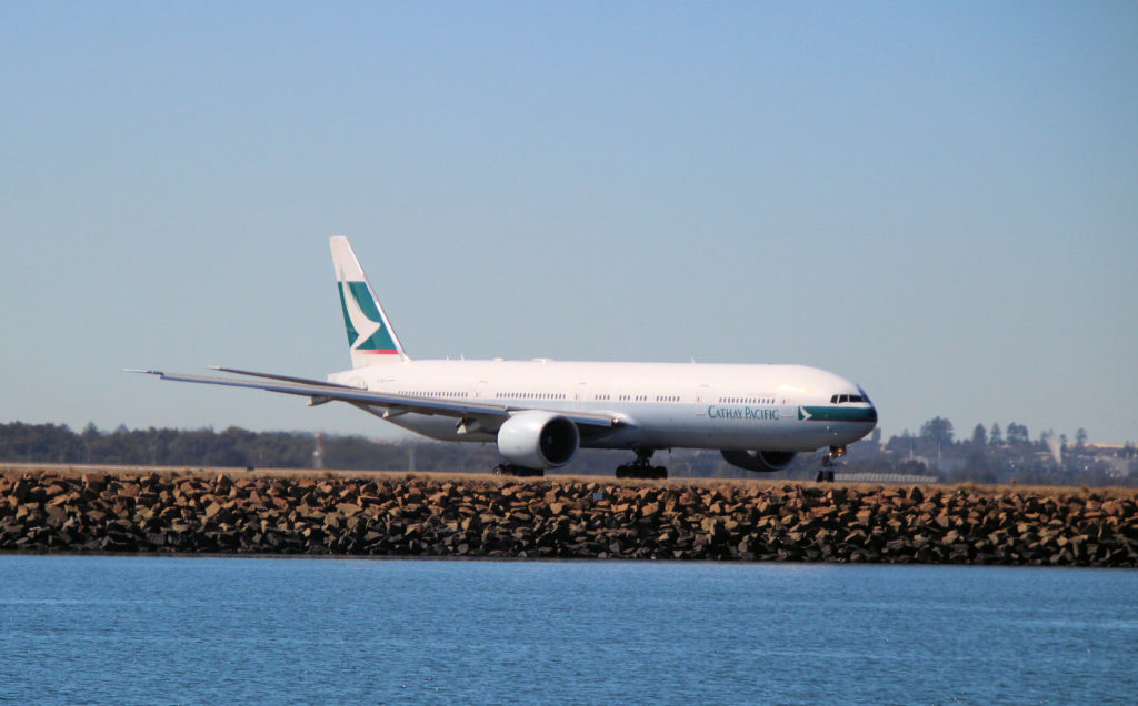 Cathay Pacific Boeing 777-367(ER) Sydney Airport August 2019