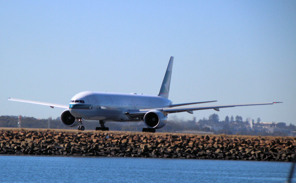 Cathay Pacific Boeing 777-367(ER) Sydney Airport August 2019