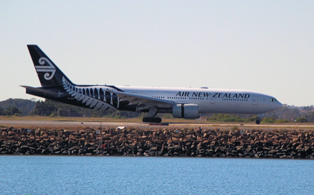 Air New Zealand ZK-OKD Boeing 777-219(ER) Sydney Airport August 2019