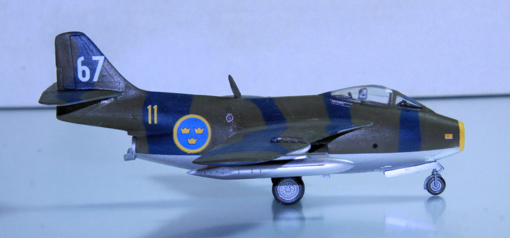 Saab J29 Tunnan 1:72 Scale Model Kit by Airfix