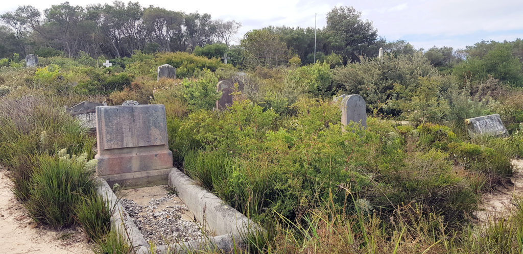 Headstones in the third Quarantine Cemetery