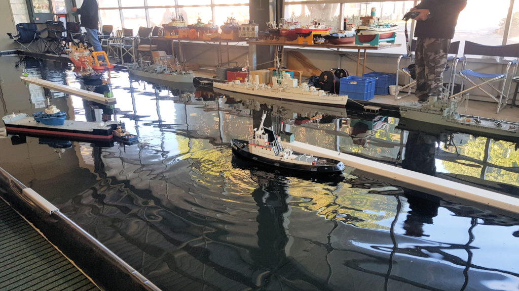 Indoor Pool and Remote Controlled Ships