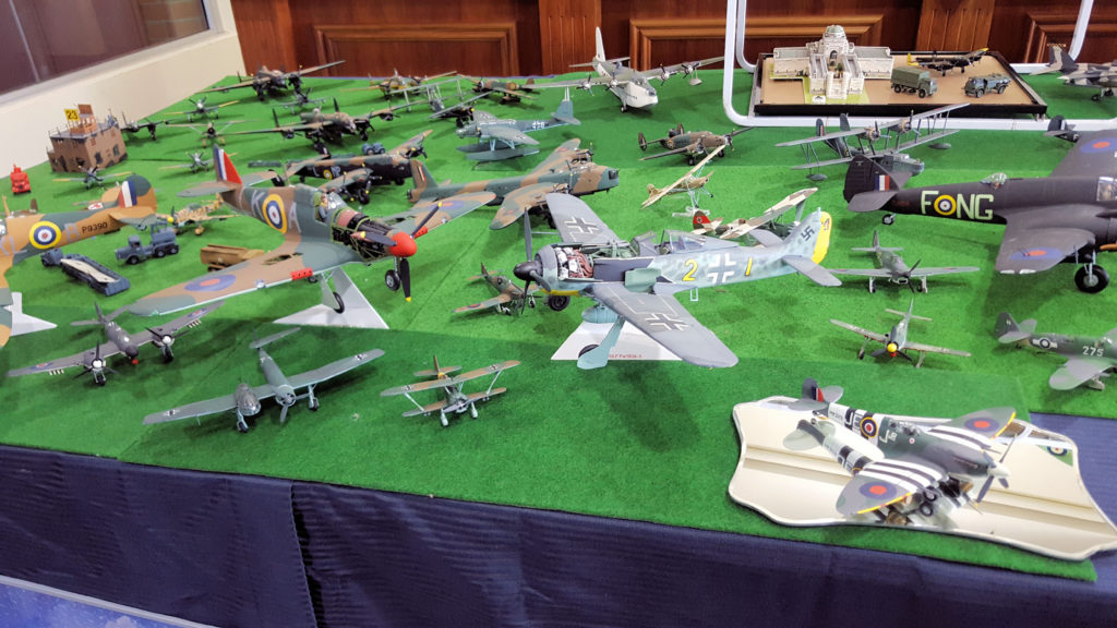 Scale Model Aircraft Display at Our Town Model Fair