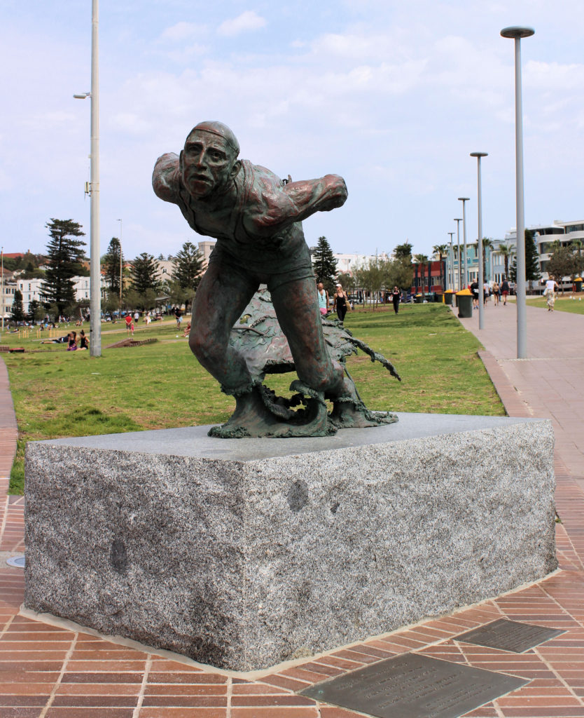 The Bronze Lifesaver at Bondi Beach