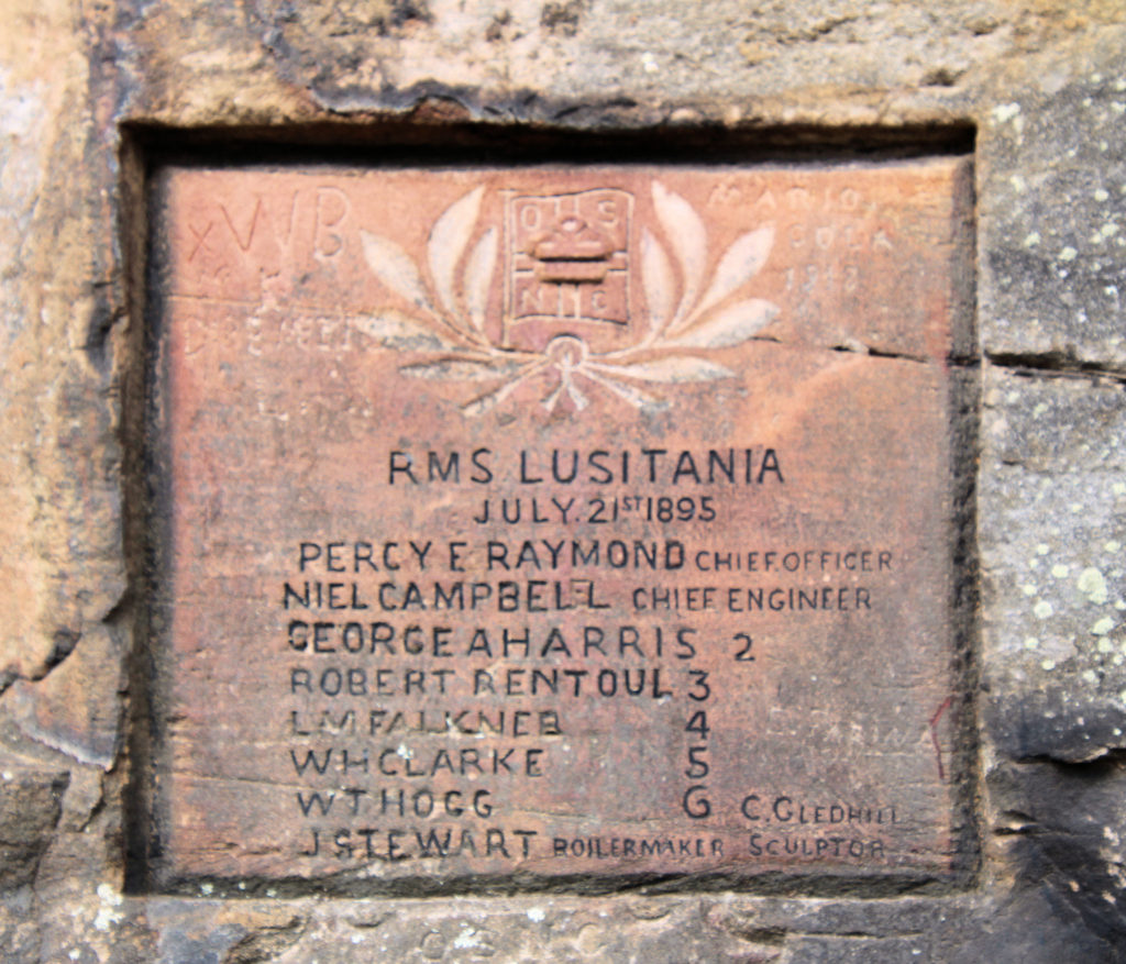 RMS Lusitania Carving North Head Quarantine Station