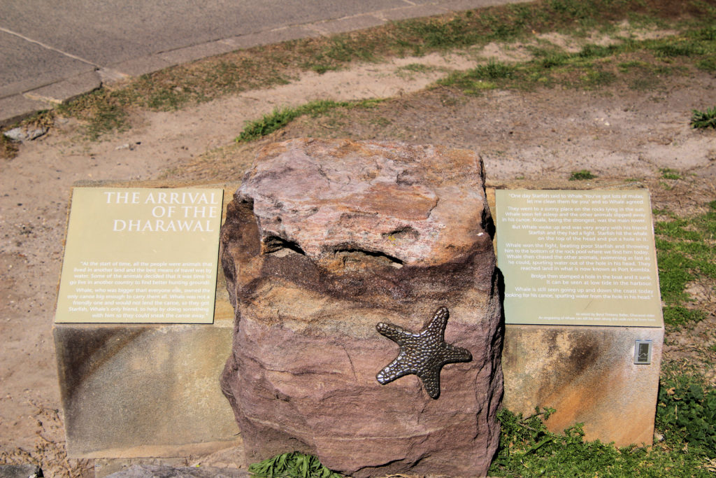 Tribute to the Dharawal People  Bondi to Bronte Coastal Walk